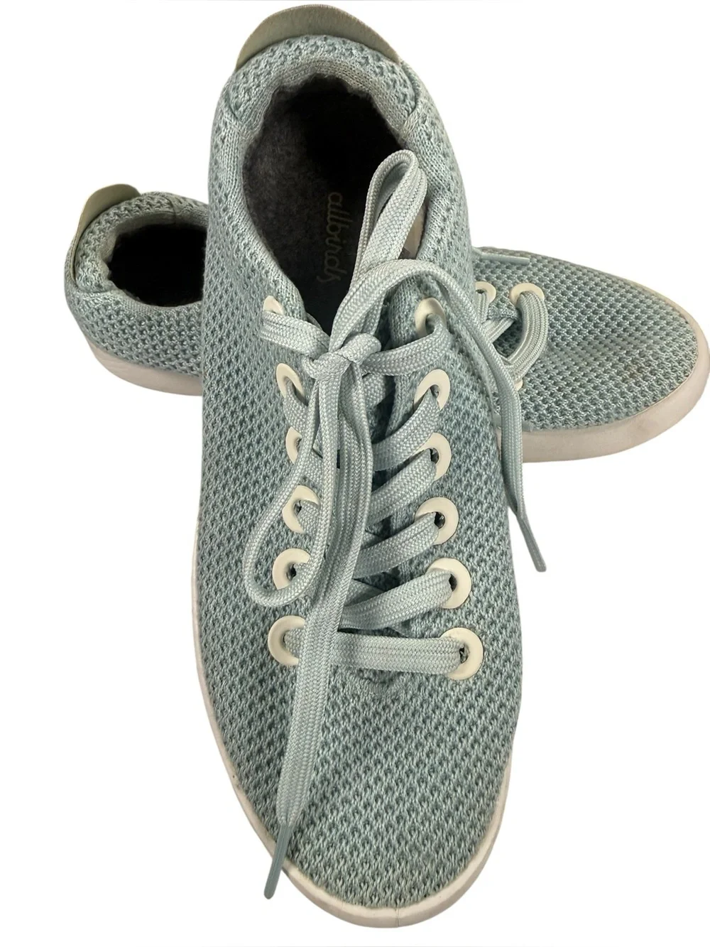 Allbirds Light Blue Tree Pipers Lace Up Sneakers Size 7